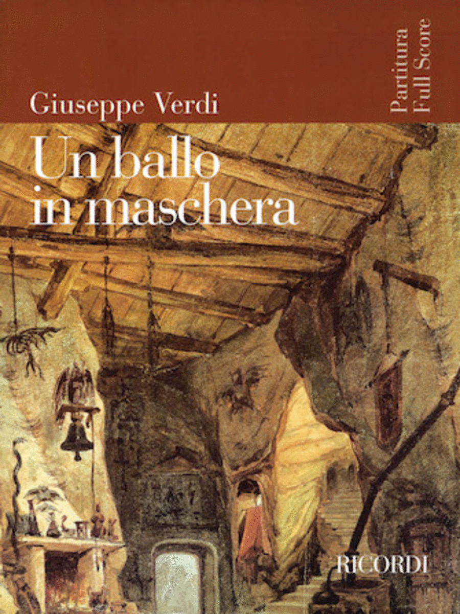 Un Ballo in Maschera Study Score scores gallery preview page 1