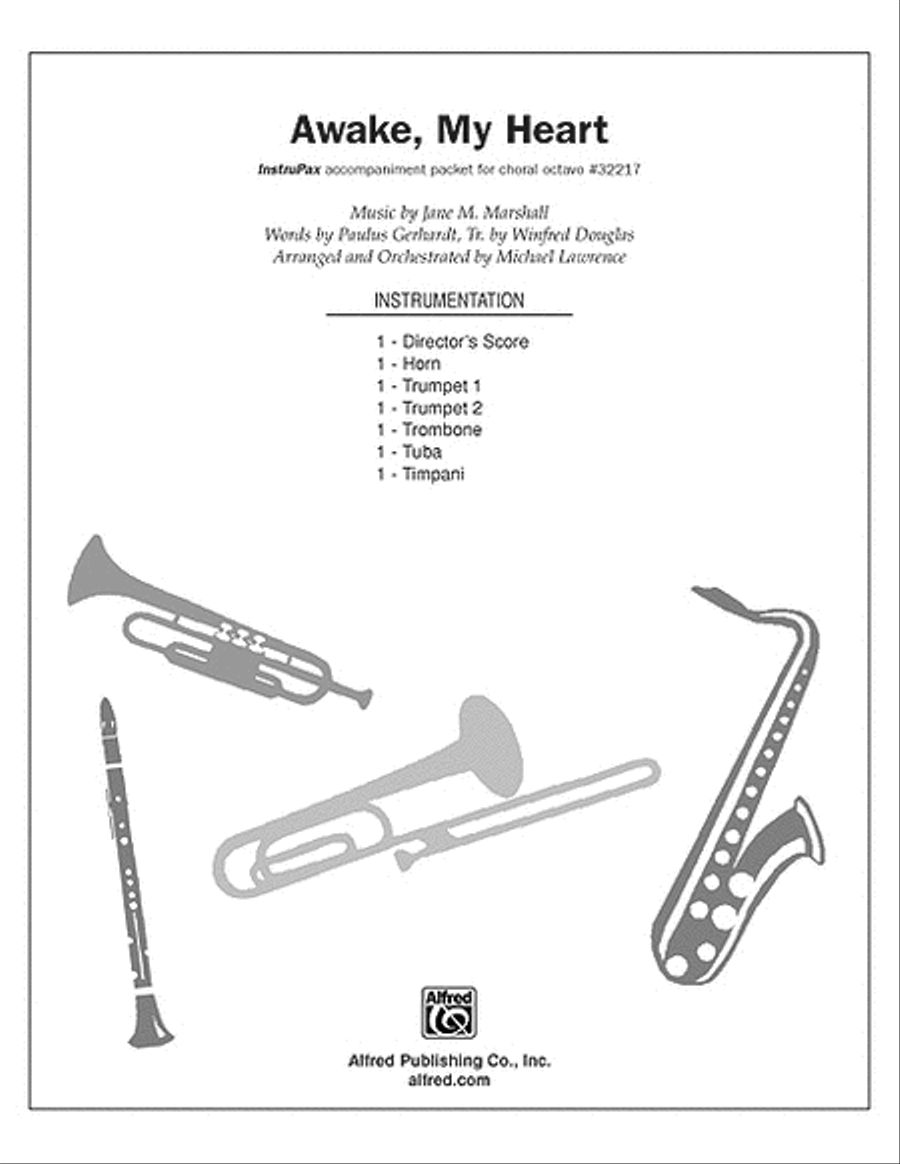 Awake, My Heart Awake, My Heart Choir scores gallery preview page 1