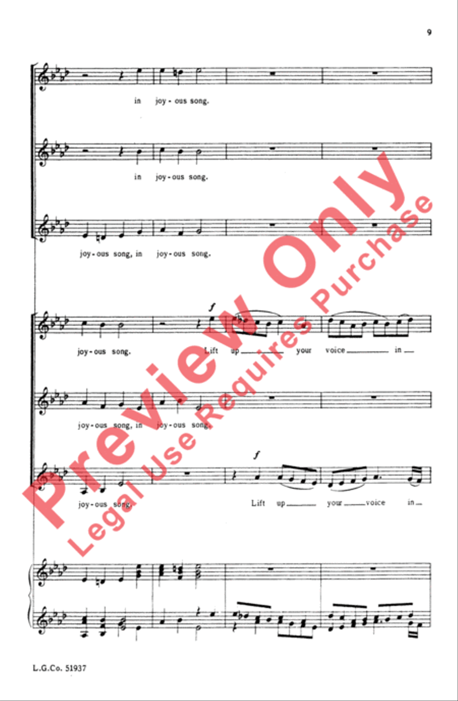 Come, All Musicians, Come 2-Part scores gallery preview page 9