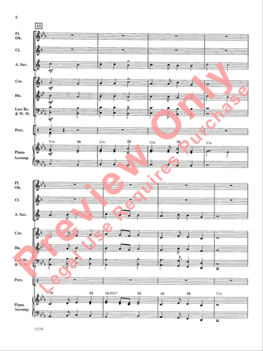 Northridge Overture Concert Band scores gallery preview page 9