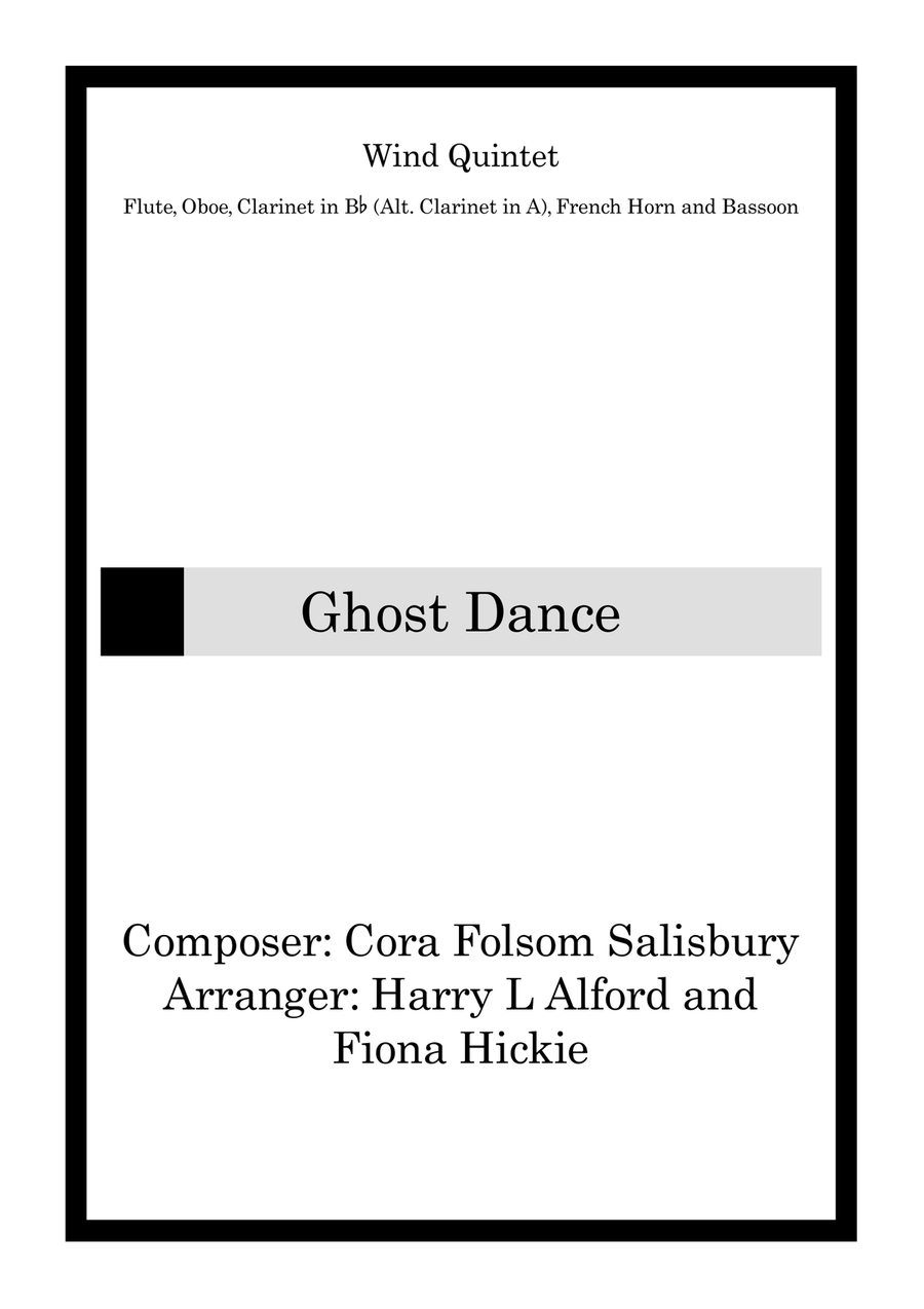 Ghost Dance Woodwind Quintet scores gallery preview page 1