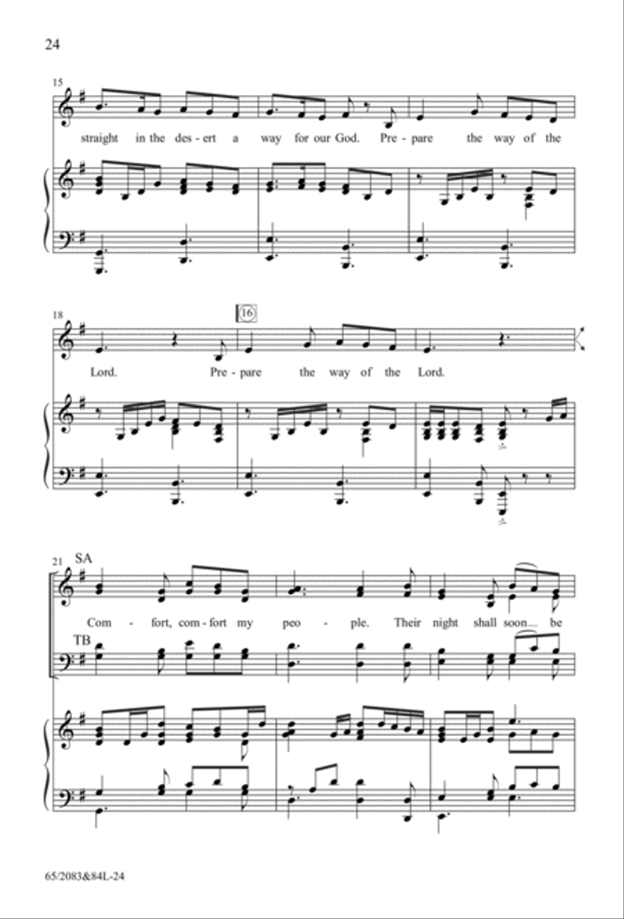 Sing Joy to All the World! - SATB Score with Performance CD 4-Part scores gallery preview page 8