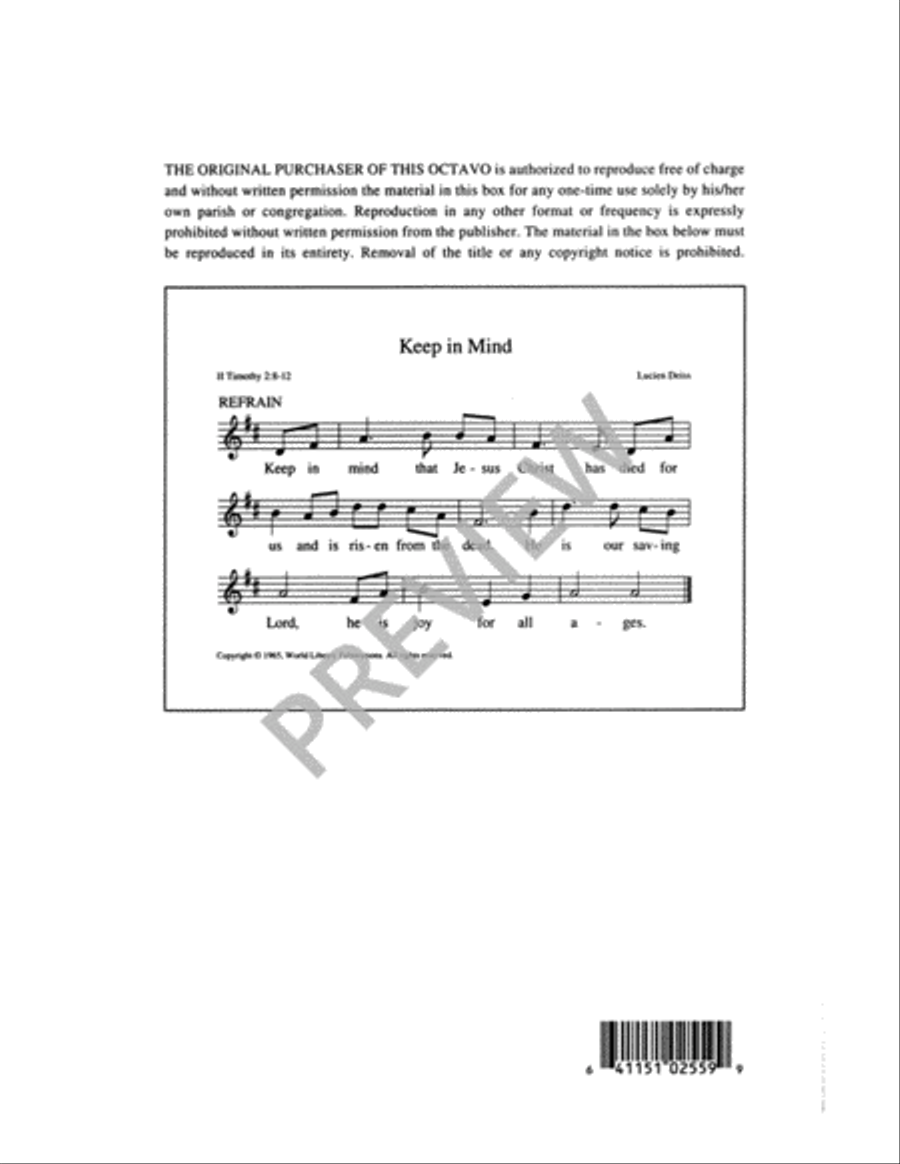 Keep In Mind 4-Part scores gallery preview page 3