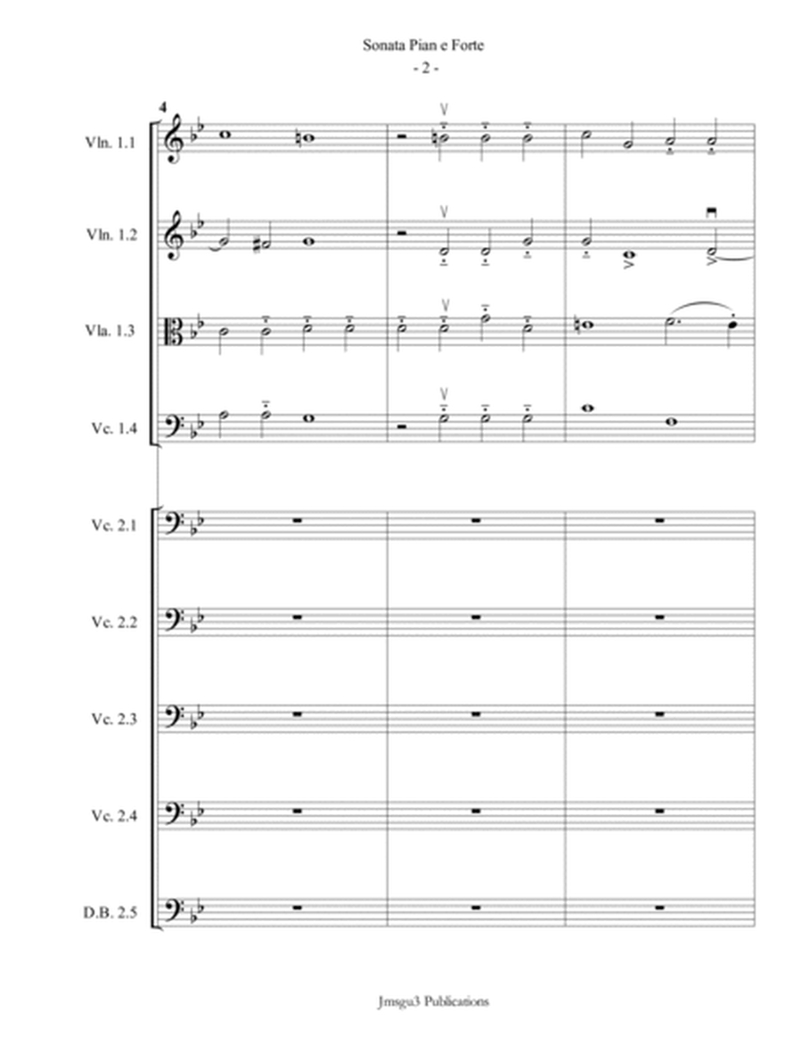 Gabrieli: Sonata Pian e Forte Ch. 175 for String Choir image number null