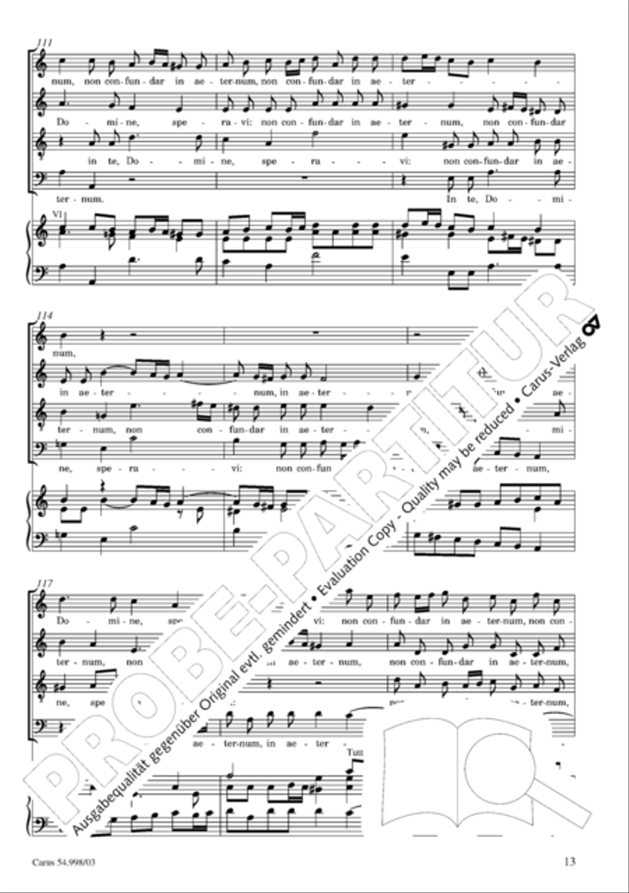 Te Deum in C 4-Part scores gallery preview page 14