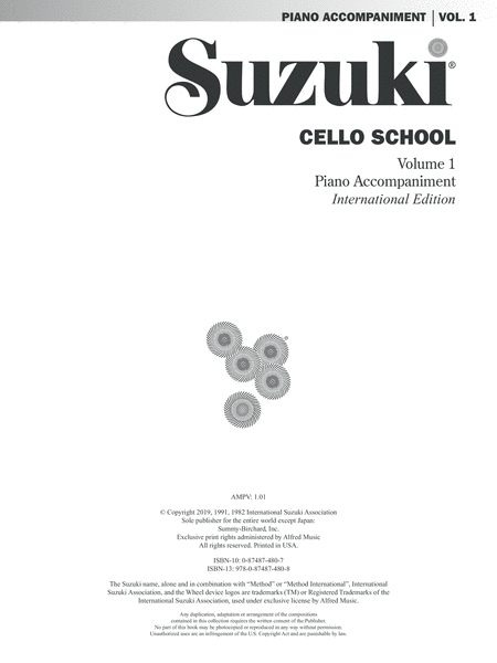 Suzuki Cello School, Volume 1