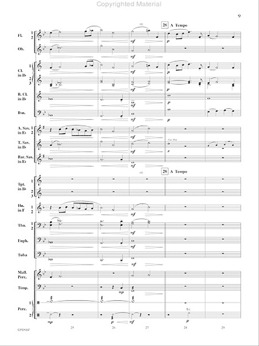 A Land Remembered A Land Remembered Concert Band scores gallery preview page 10