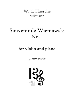 Souvenir de Wieniawski No. 1 for Violin and Piano