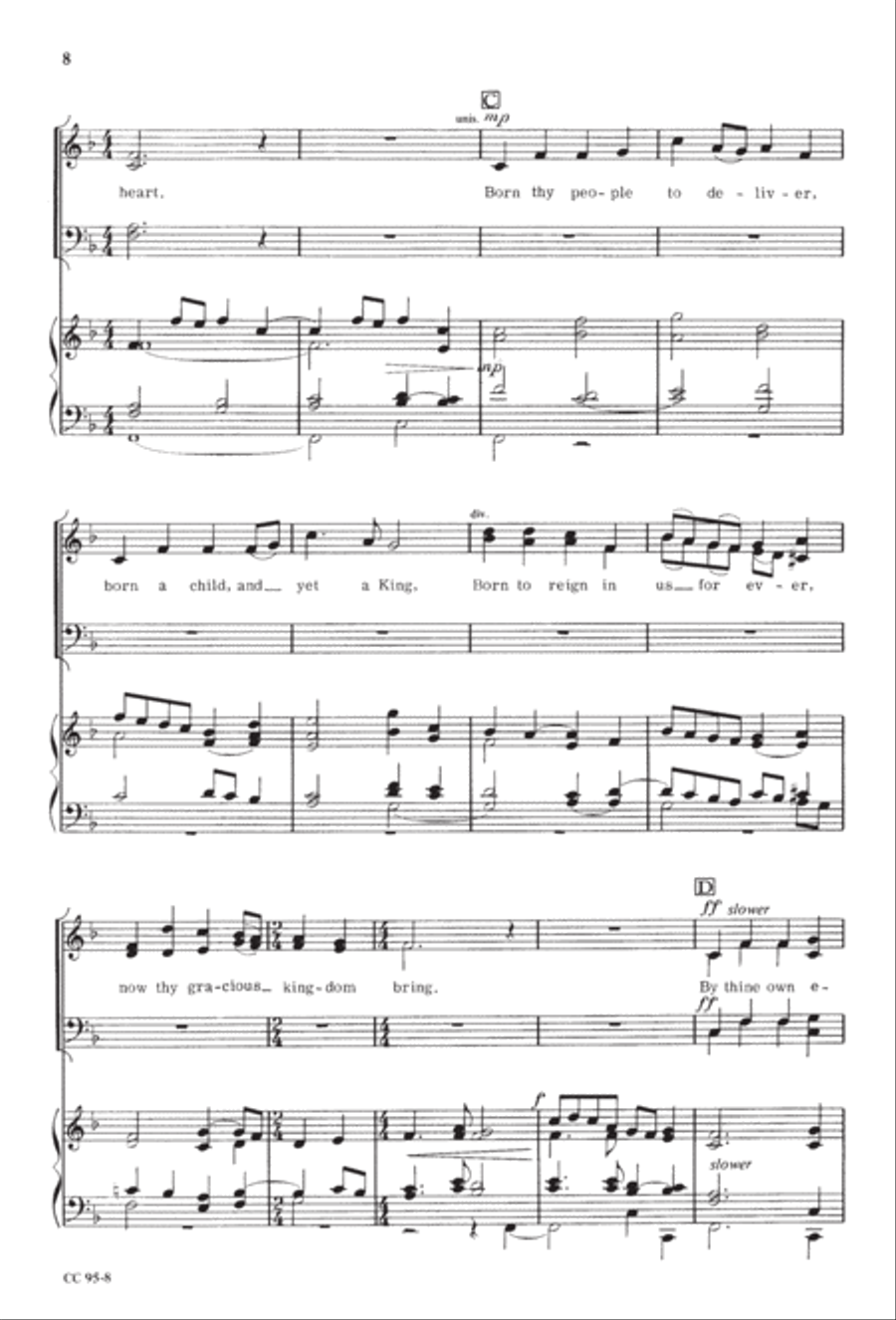 The Celebration 4-Part scores gallery preview page 8
