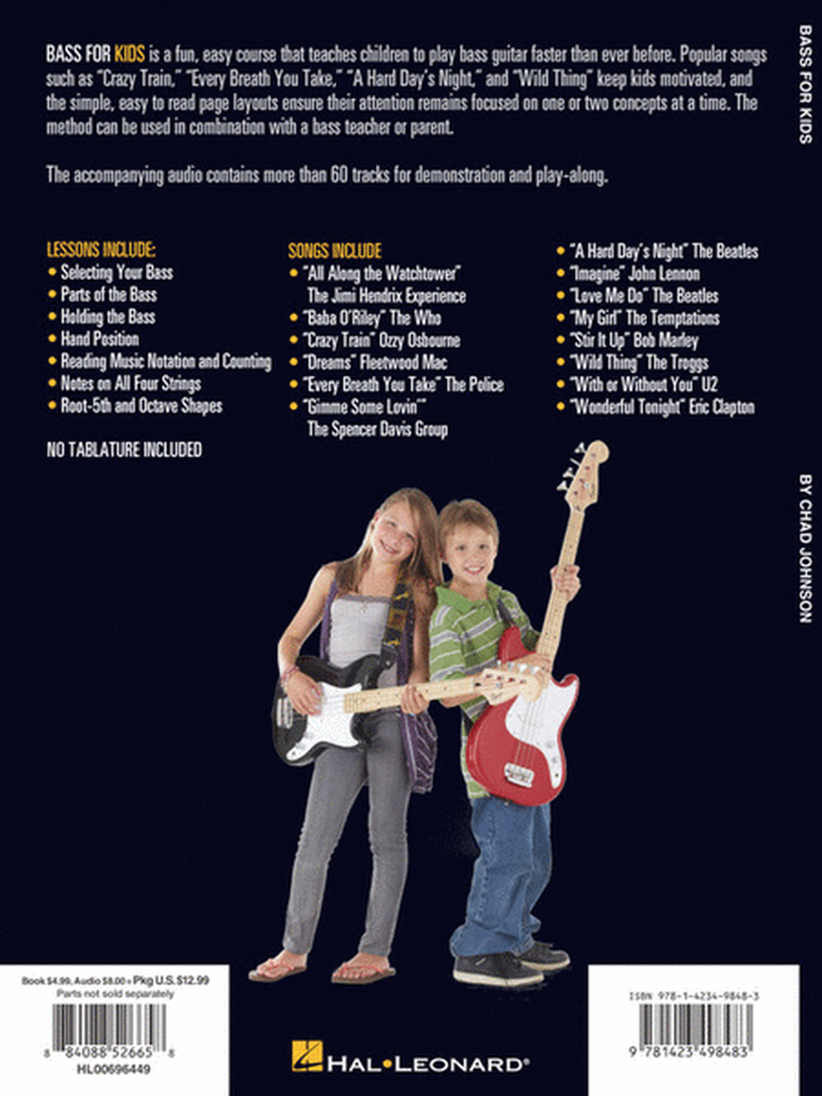 Hal Leonard Bass for Kids image number null