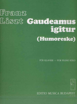 Book cover for Gaudeamus igitur (Humoresque)