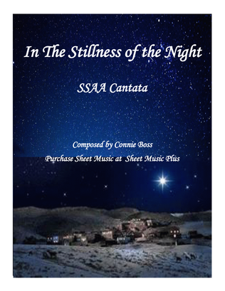 Book cover for In the Stillness of the Night - SSAA Christmas Cantata and piano with optional instruments