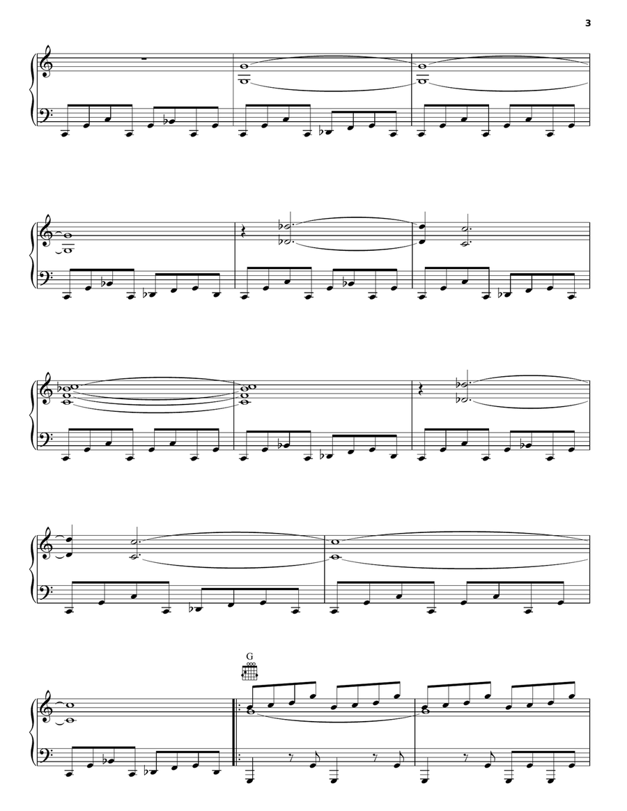 Millionaire Millionaire Piano, Vocal, Guitar scores gallery preview page 3