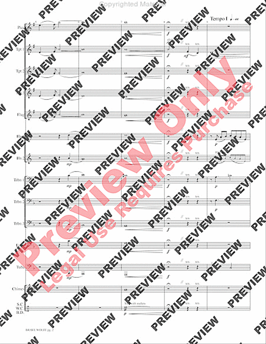Brave Wolfe Brave Wolfe Small Ensemble scores gallery preview page 4