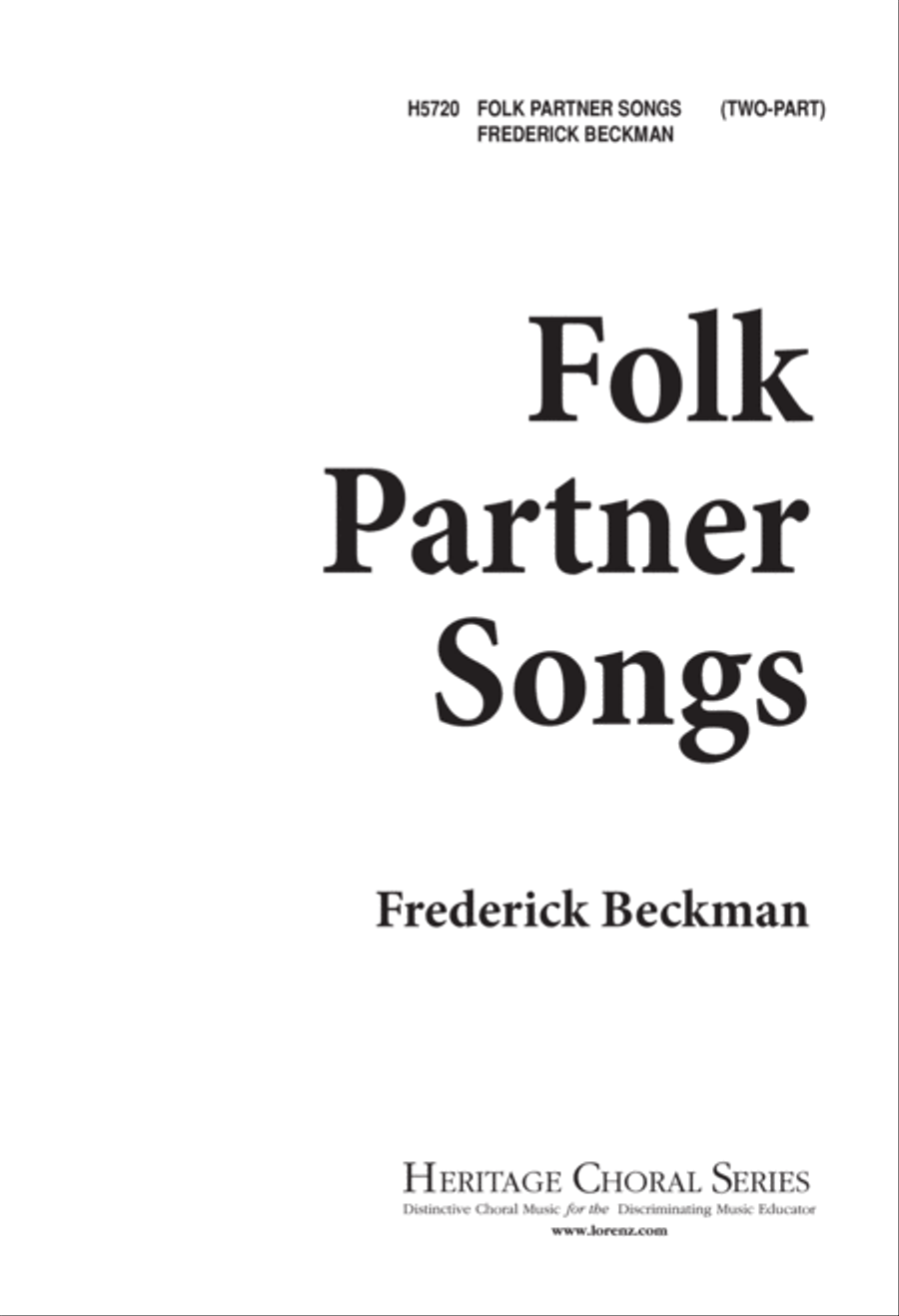 Folk Partner Songs SSA scores gallery preview page 2