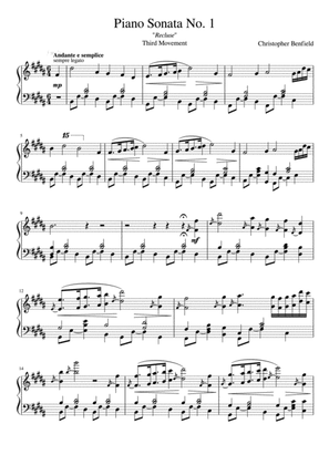 Piano Sonata No. 1 "Recluse", Third Movement