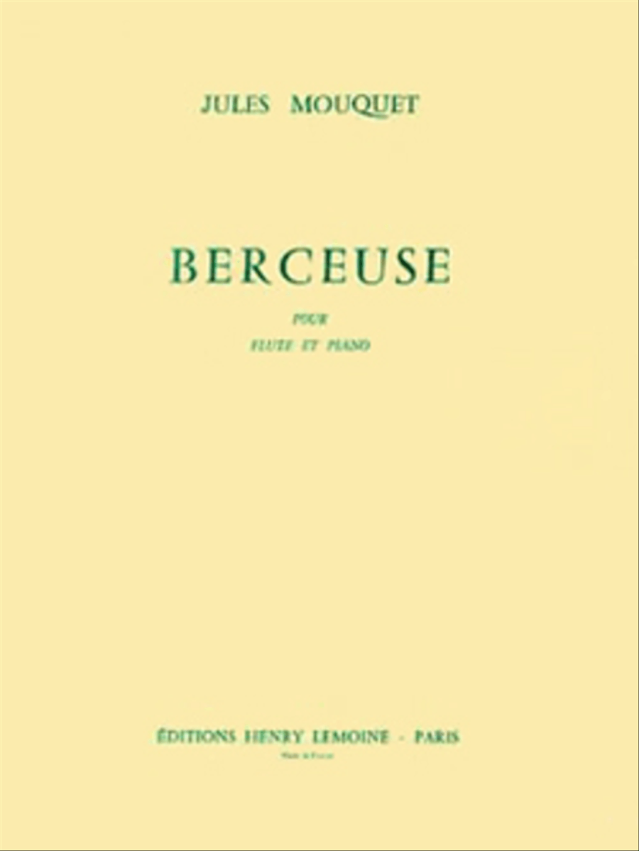 Berceuse Op. 22 Berceuse Op. 22 Flute Solo scores gallery preview page 1