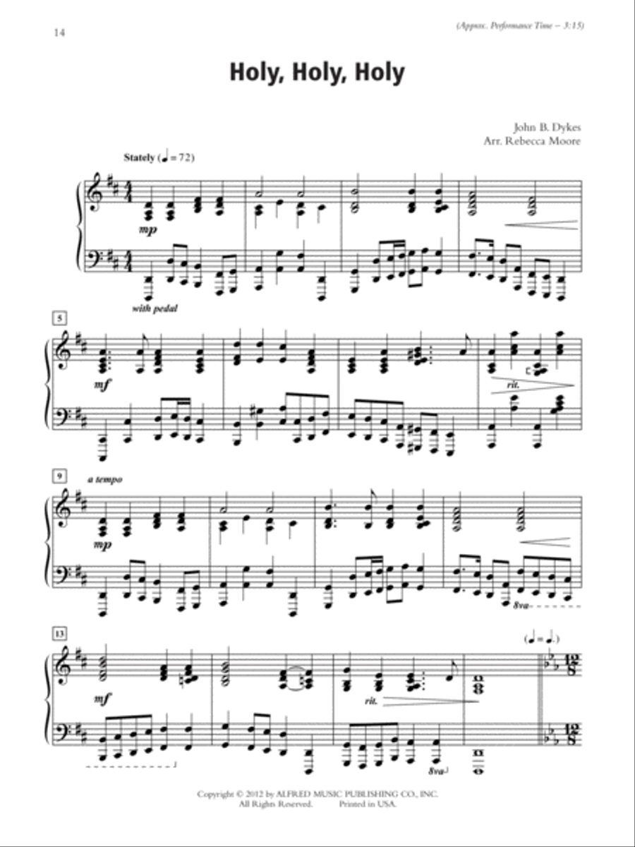 Our Great God Piano Solo scores gallery preview page 3