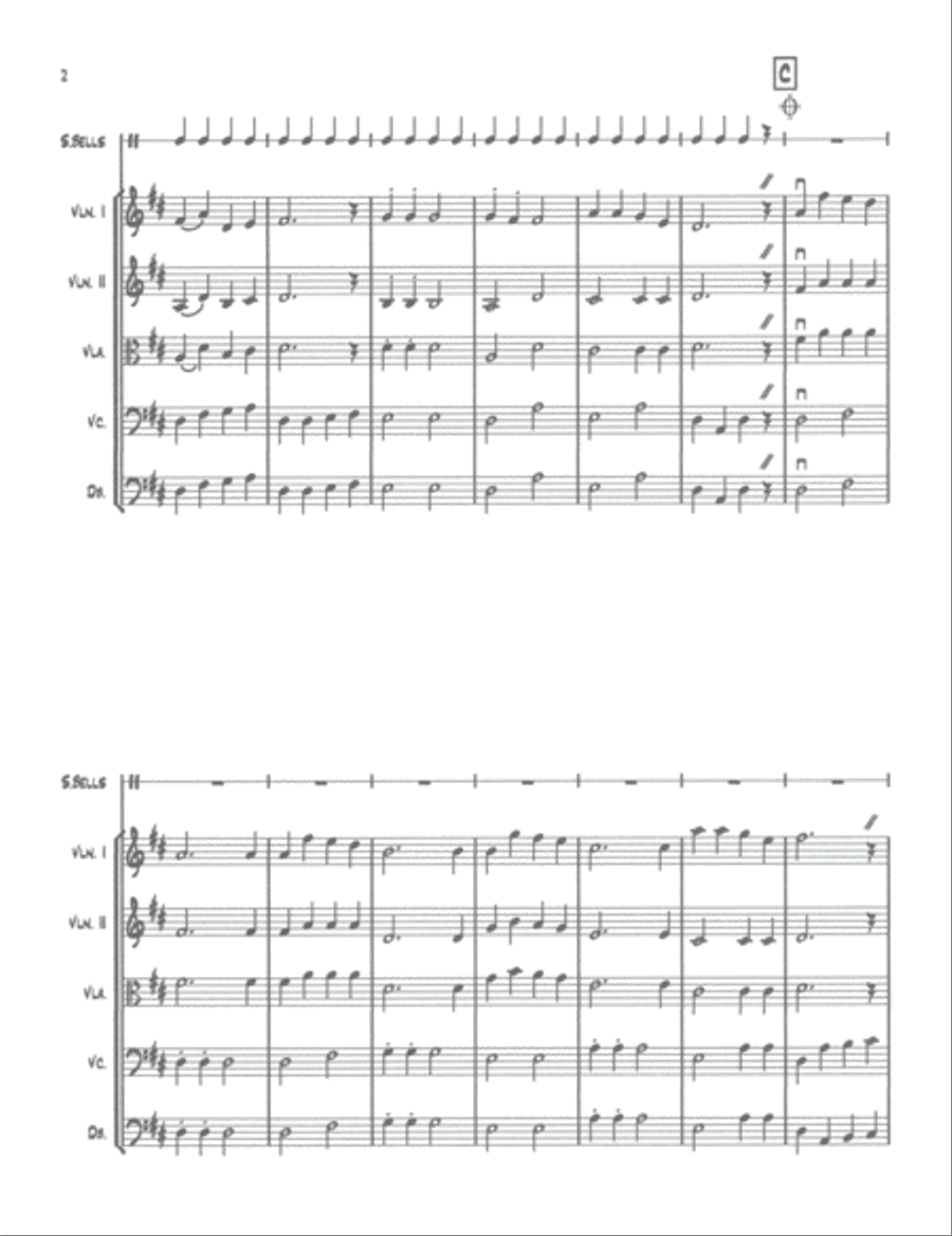 JINGLE BELLS String Orchestra scores gallery preview page 3