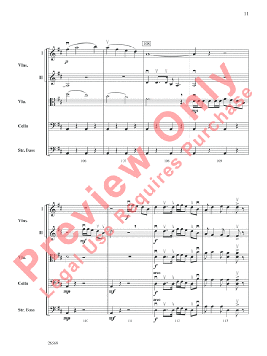 A Westward Journey and Jubilee String Orchestra scores gallery preview page 12