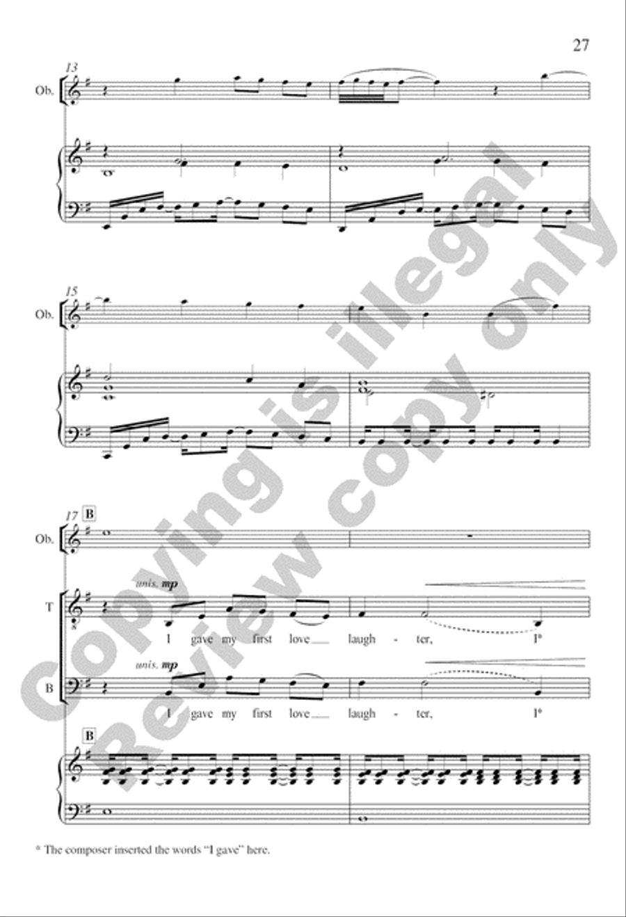 For a Breath of Ecstasy For a Breath of Ecstasy 4-Part scores gallery preview page 14
