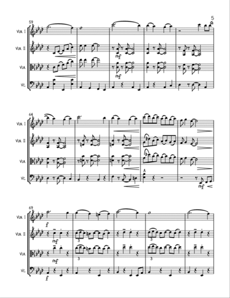 L-O-V-E String Trio scores gallery preview page 5