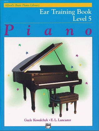 Book cover for Alfred's Basic Piano Course Ear Training, Level 5