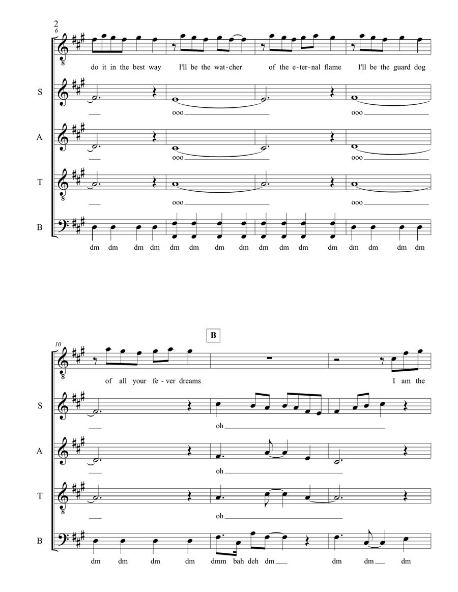 Immortals Immortals Divisi scores gallery preview page 2