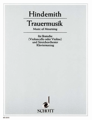 Book cover for Trauermusik