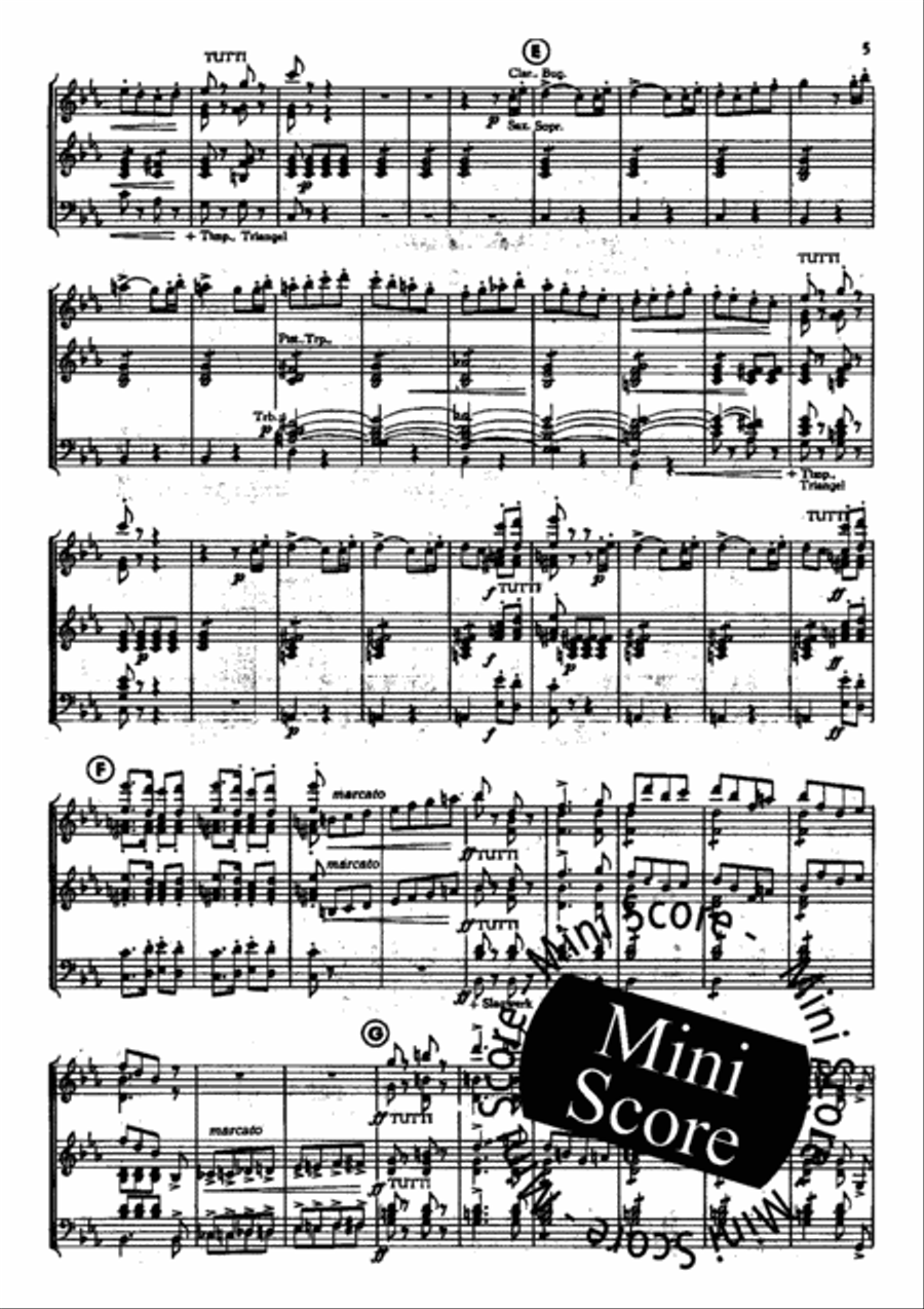 Martha Fanfare Band scores gallery preview page 6