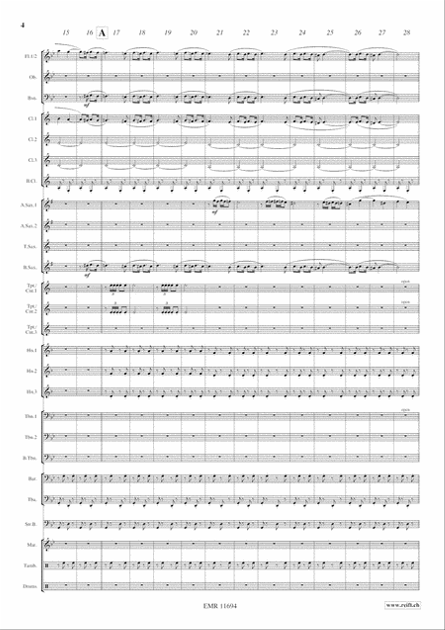Otto e Mezzo Concert Band scores gallery preview page 5