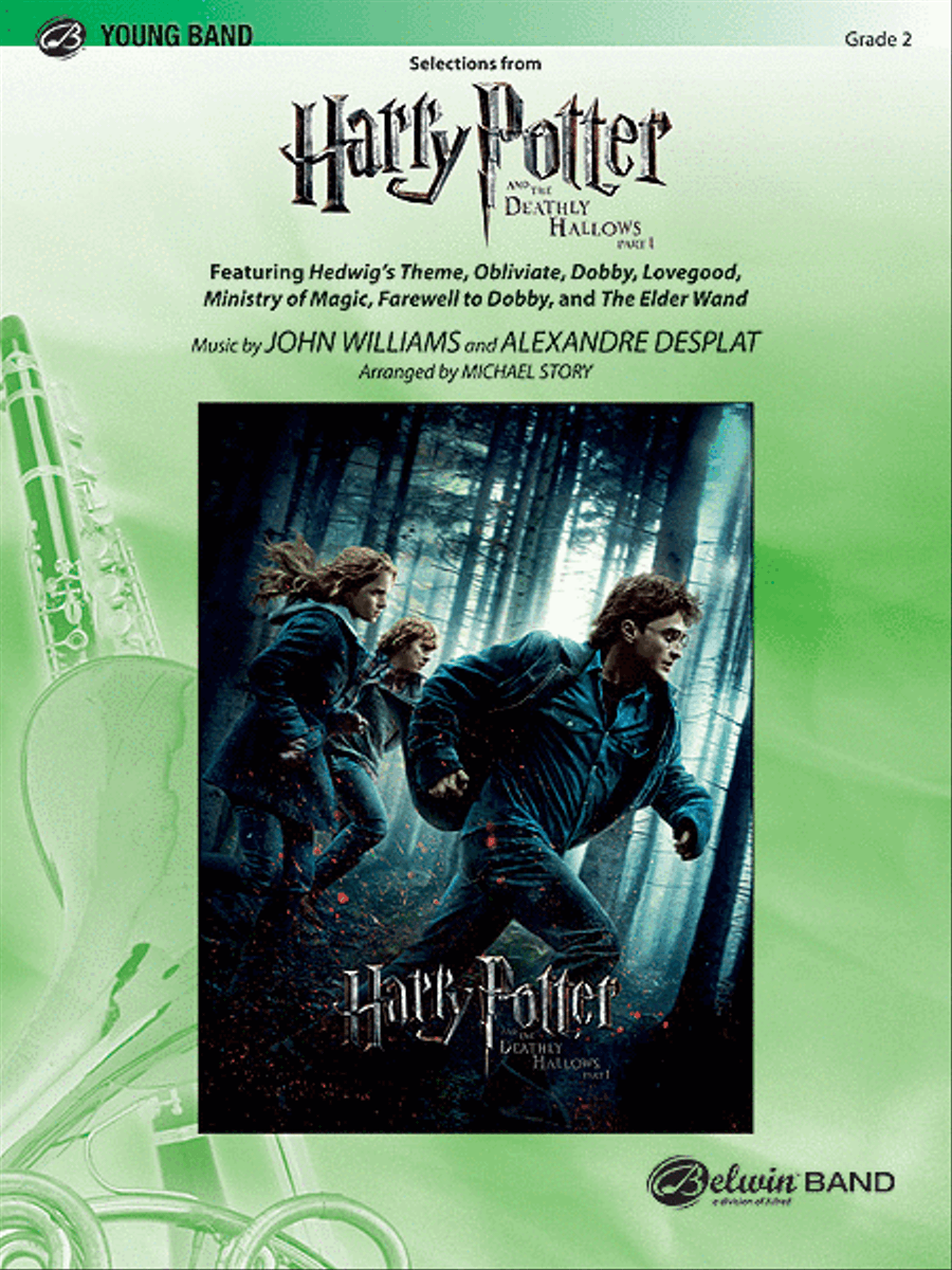 Harry Potter and the Deathly Hallows, Part 1, Selections from Concert Band scores gallery preview page 1