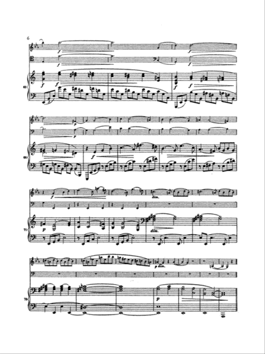 Brahms: Trio in A Minor, Op. 114 Part scores gallery preview page 6
