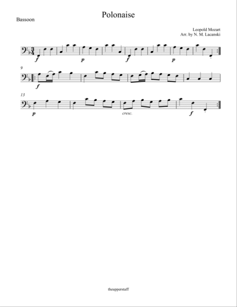 Polonaise Woodwind Trio scores gallery preview page 3
