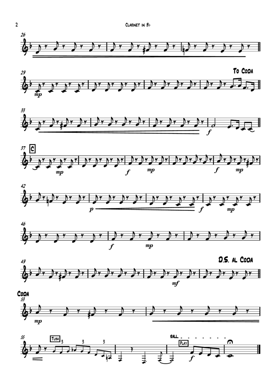 Ain't Misbehavin' Woodwind Quintet scores gallery preview page 6
