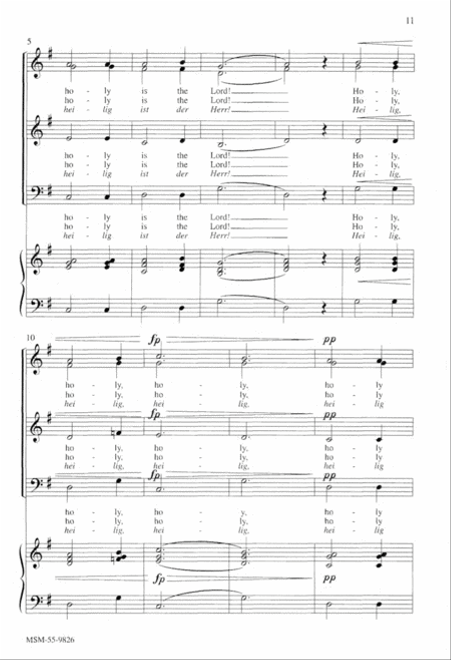 Coram Deo, Set II 3-Part scores gallery preview page 5
