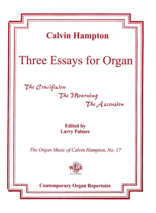 Book cover for Three Essays for Organ