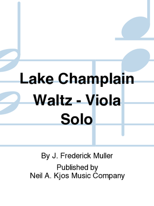 Lake Champlain Waltz - Viola Solo