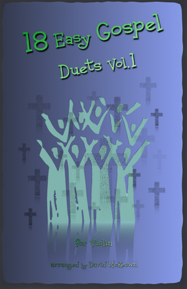 Book cover for 18 Easy Gospel Duets Vol.1 for Violin