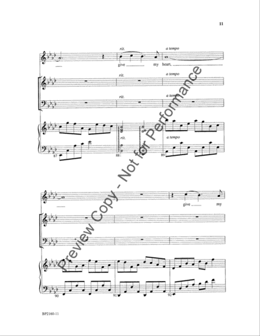 In the Bleak Midwinter - Hayes 4-Part scores gallery preview page 11