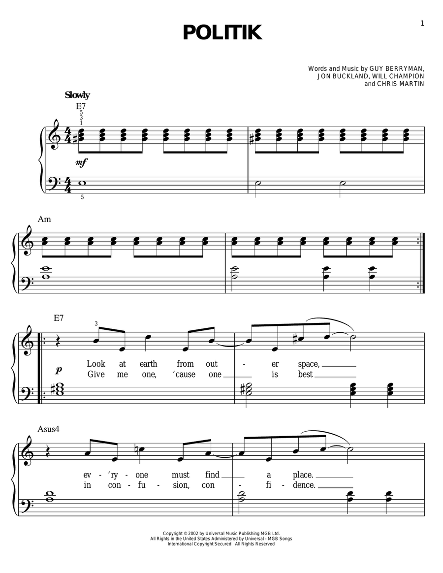 Politik Voice scores gallery preview page 1
