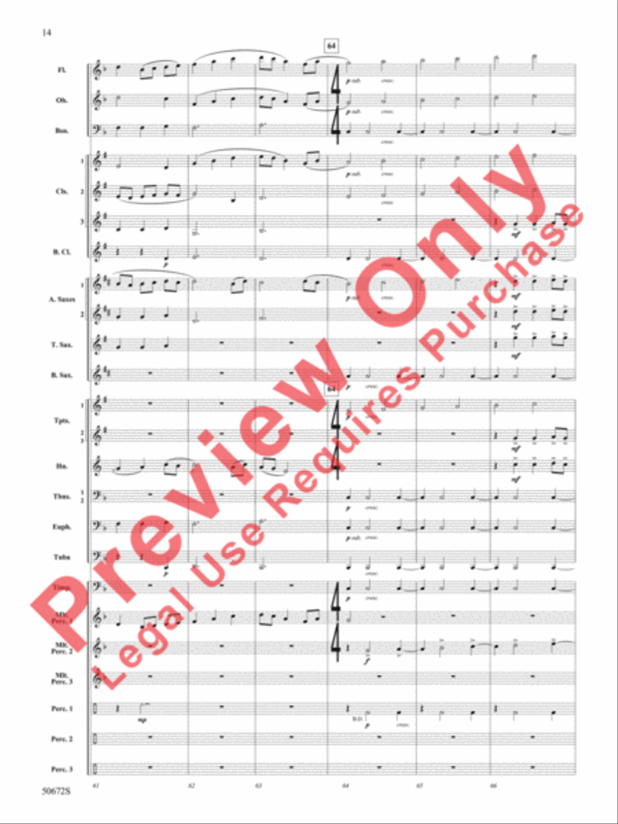 Ascension Concert Band scores gallery preview page 15