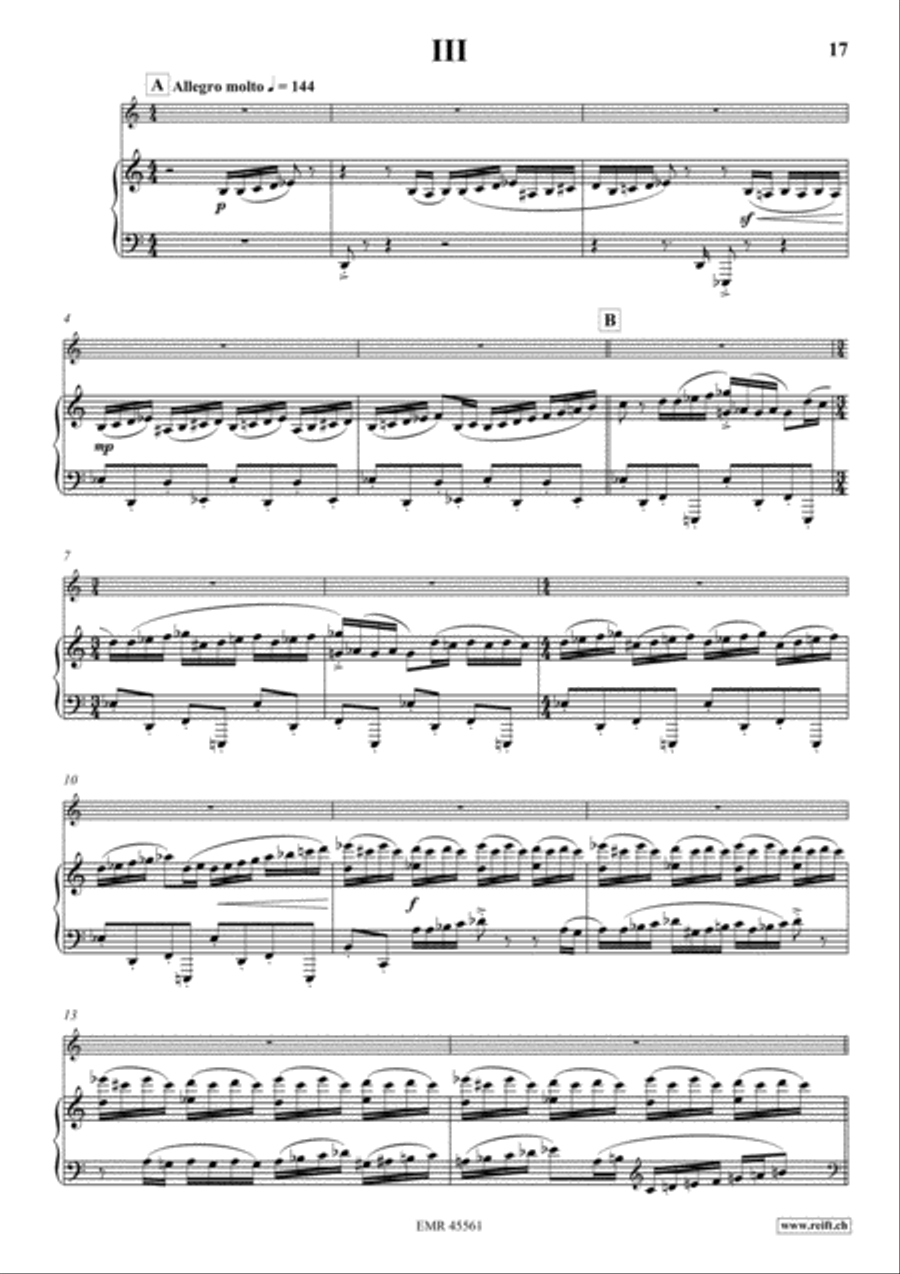 Konzert Op. 42 Clarinet Solo scores gallery preview page 9
