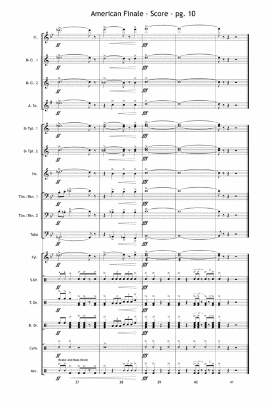 American Finale American Finale Marching Band scores gallery preview page 11