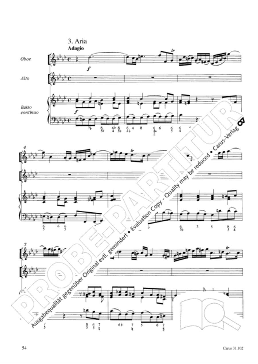 Lord God, your eyes are seeing truth in trusting (Herr, deine Augen sehen nach dem Glauben) ATB scores gallery preview page 55