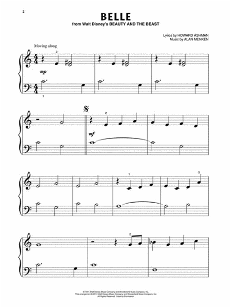 Disney Princess Disney Princess Piano Solo scores gallery preview page 3