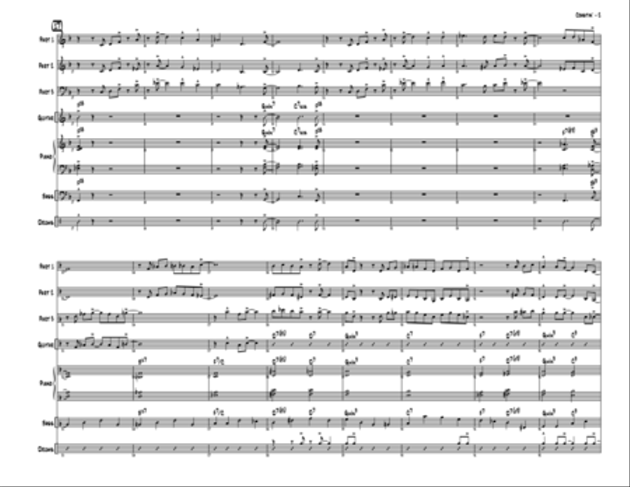 Jazz Combo Flex Pack Jazz Ensemble scores gallery preview page 2