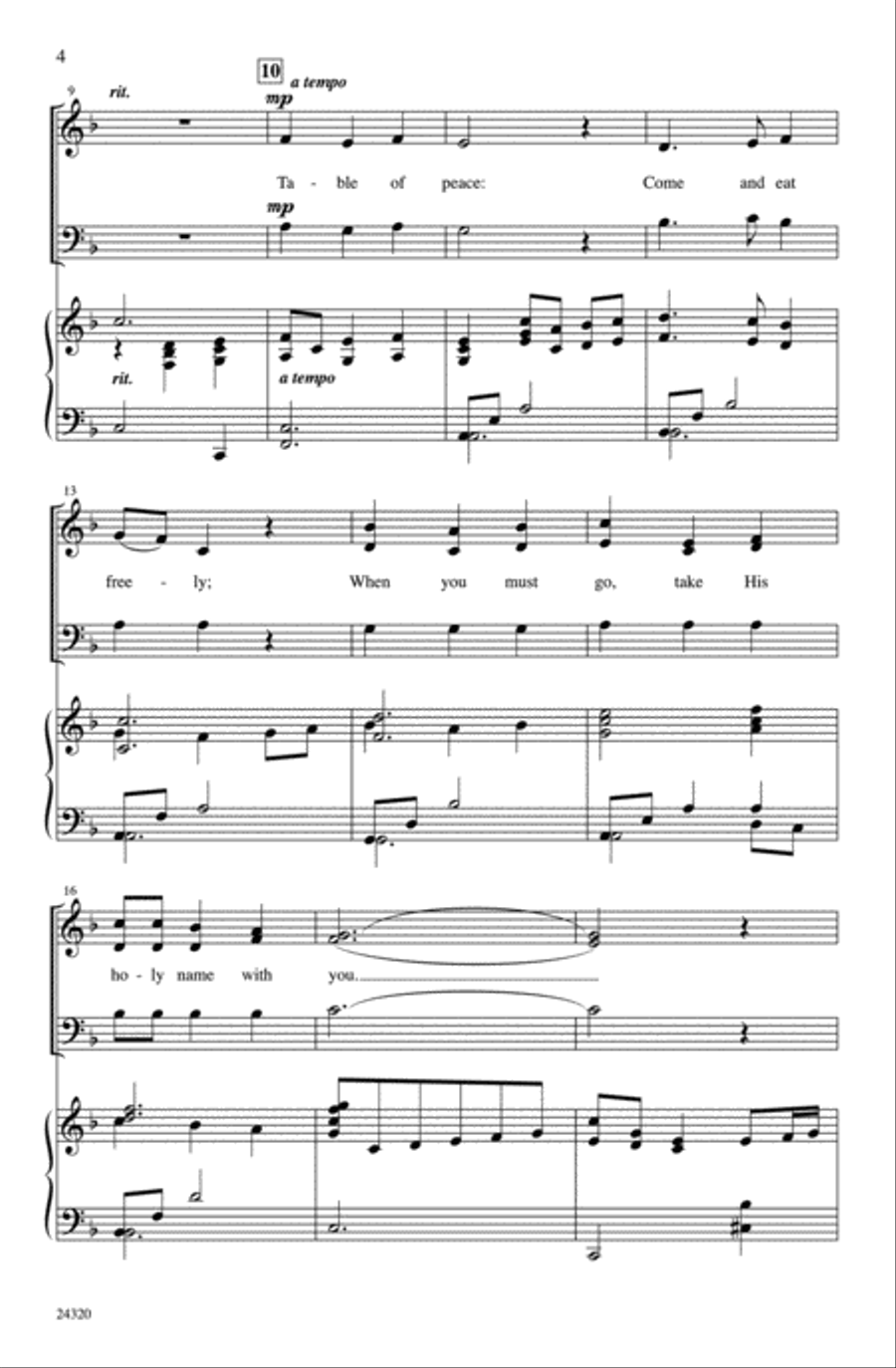 Table of Peace 3-Part scores gallery preview page 3