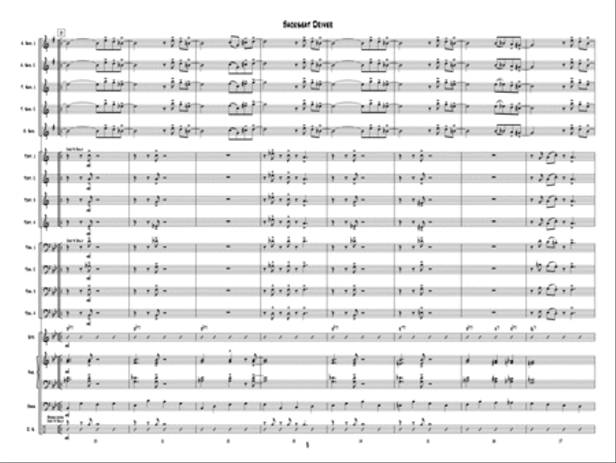 Backseat Driver Jazz Ensemble scores gallery preview page 3
