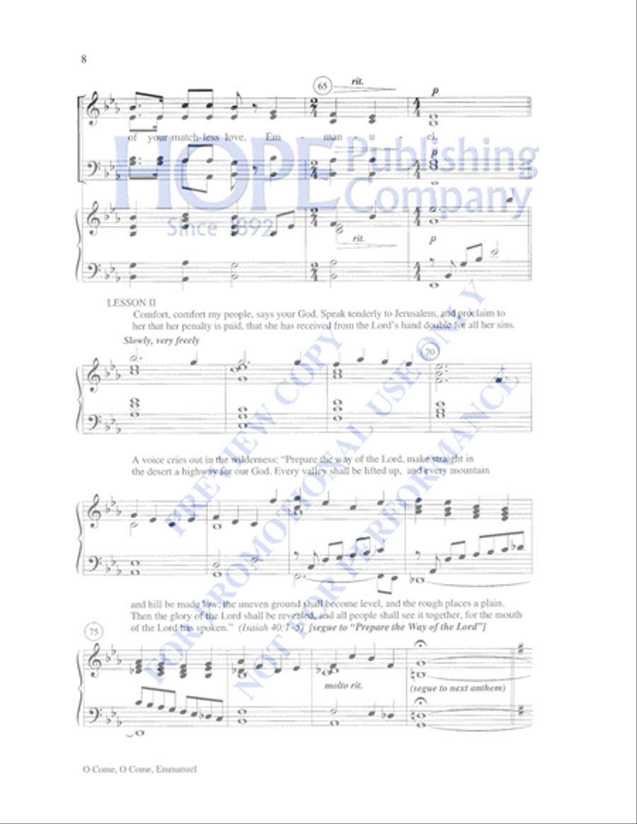 Emmanuel 4-Part scores gallery preview page 12